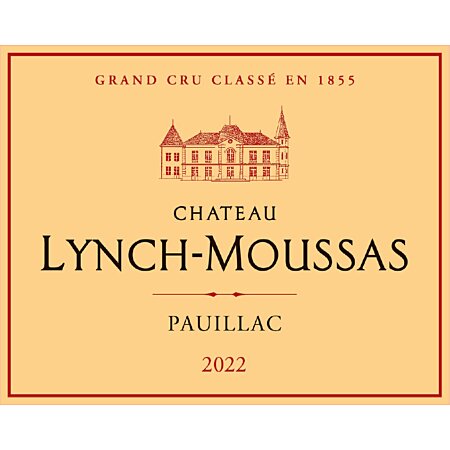 Chateau Lynch Moussas Grand Cru classé - Pauillac 2022